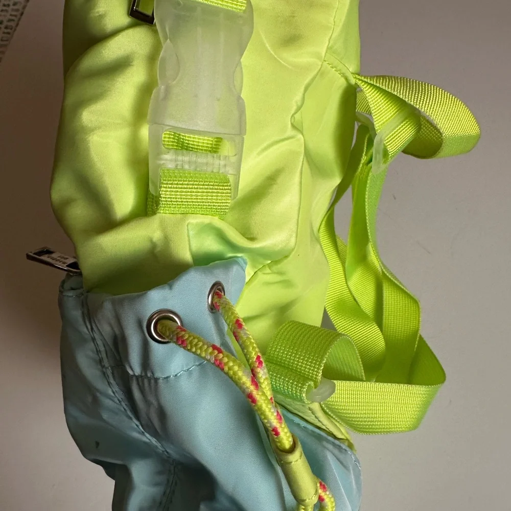 Madden Girl Two-Tone Neon and Light Blue Girls Bag